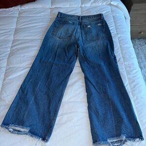 Classic Blue Wide-Leg Women's Jeans